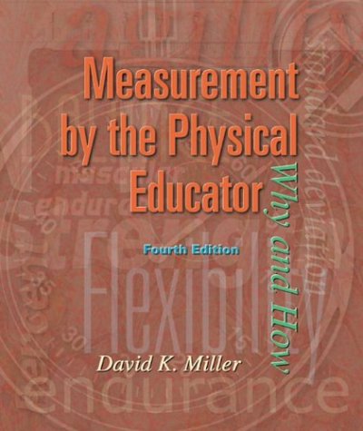 Cover for David K Miller · Measurement by the Physical Educator with Powerweb: Health and Human Performance (Hardcover Book) (2001)