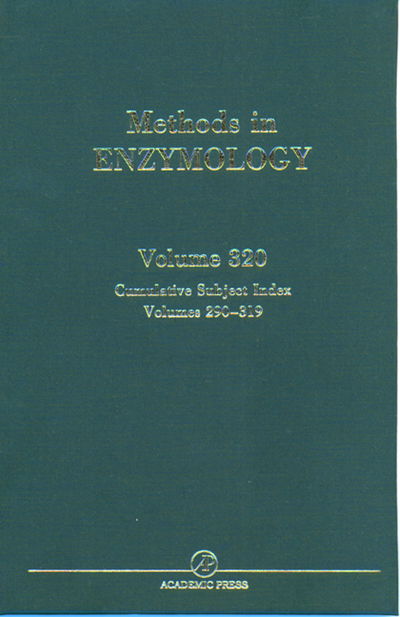 Cover for Abelson · Cumulative Subject Index - Methods in Enzymology (Hardcover Book) (2000)