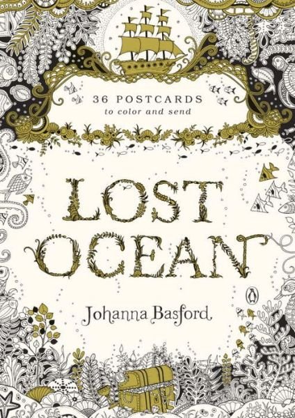 Cover for Johanna Basford · Lost Ocean: 36 Postcards to Color and Send (Bog) (2016)