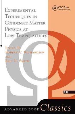 Cover for Robert C. Richardson · Experimental Techniques In Condensed Matter Physics At Low Temperatures (Hardcover Book) (2019)