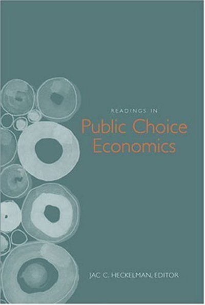 Readings in Public Choice Economics -  - Books - The University of Michigan Press - 9780472030217 - November 30, 2004