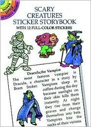 Scary Creatures Sticker Storybook - Dover Little Activity Books - Cathy Beylon - Books - Dover Publications Inc. - 9780486297217 - July 31, 1997