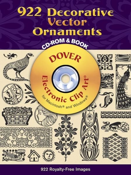 Cover for Carol Belanger Grafton · 1, 001 Decorative Vector Ornaments - Dover Electronic Clip Art (Paperback Bog) [Green edition] (2009)