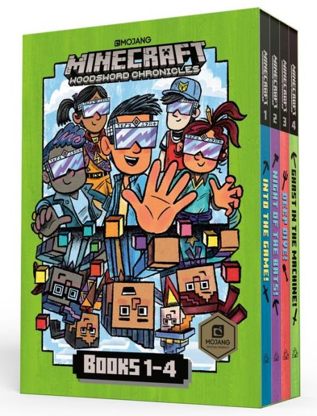 Minecraft Woodsword Chronicles Box Set Books 1-4 (Minecraft) - Nick Eliopulos - Książki - Random House Children's Books - 9780593373217 - 1 września 2020