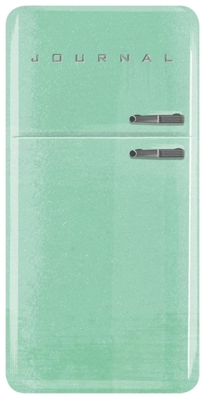 Cover for Running Press · Vintage Refrigerator Journal (Innbunden bok) (2019)