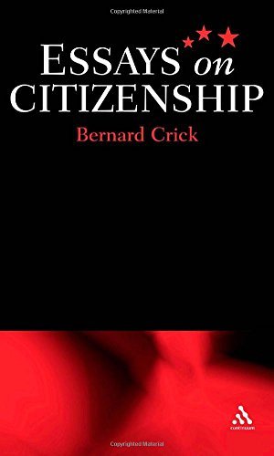Cover for Sir Bernard Crick · Essays on Citizenship (Hardcover Book) (2000)