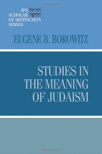 Cover for Eugene B. Borowitz · Studies in the Meaning of Judaism - A JPS Scholar of Distinction Book (Hardcover Book) (2002)