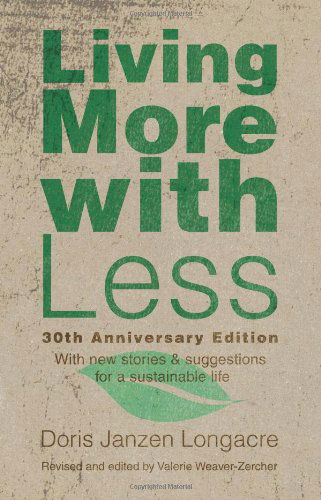 Cover for Longacre Doris · Living More with Less (Paperback Book) [30th Anniversary edition] (2010)
