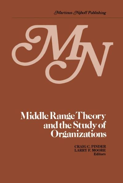 Cover for Sto · Middle Range Theory and the Study of Organizations (Hardcover Book) [1980 edition] (1980)