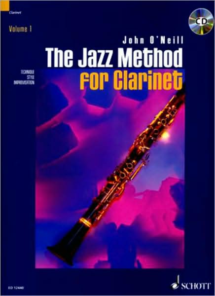 Cover for John O'Neill · Jazz Method for Clarinet - Tutor Book &amp; CD (Book) (1993)