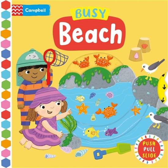 Cover for Campbell Books · Busy Beach - Campbell Busy Books (Board book) (2025)