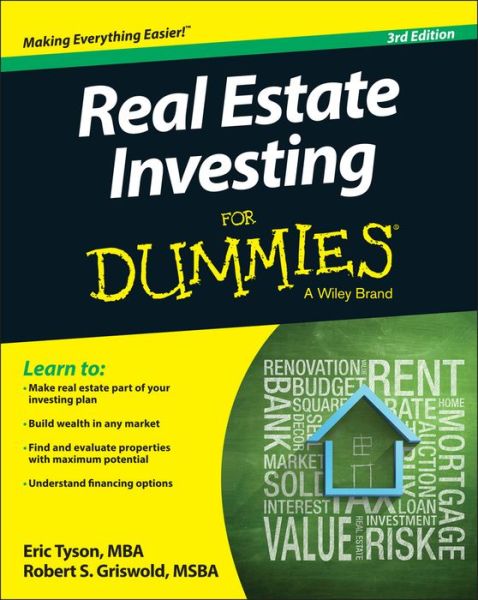 Cover for Eric Tyson · Real Estate Investing For Dummies (Taschenbuch) [3rd edition] (2015)