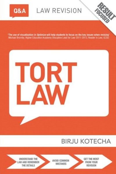 Cover for Kotecha, Birju (Northumbria University, UK) · Q&amp;A Torts - Questions and Answers (Paperback Book) (2014)