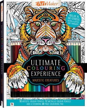 Ultimate Colouring Experience: Majestic Creatures Kit - Art Maker - Hinkler Pty Ltd - Libros - Hinkler Books - 9781488940217 - 1 de noviembre de 2019