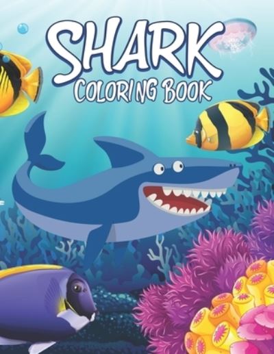 Cover for Platinum Press · Shark Coloring Book (Paperback Book) (2019)