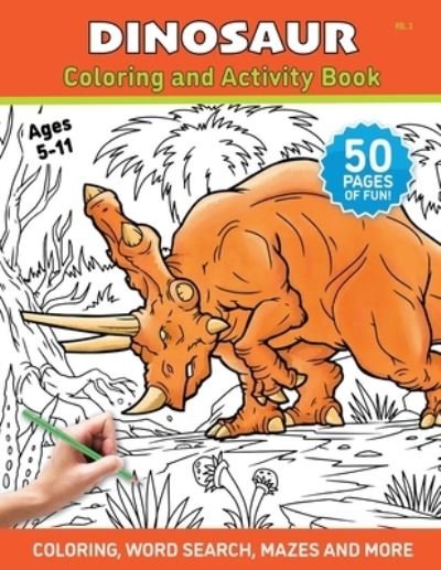 Cover for Abc Zoo · Dinosaur - Coloring and Activity Book - Volume 3 (Pocketbok) (2019)