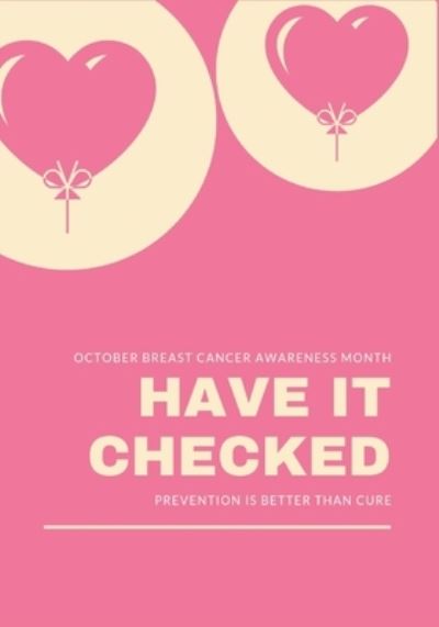 Cover for Thefeel Publishing · October Breast Cancer Awareness Month Have It Checked (Paperback Book) (2019)