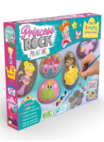 Cover for Igloo Books · Princess Rock Painting - Children's Arts and Crafts Activity Kit (Paperback Book) (2021)