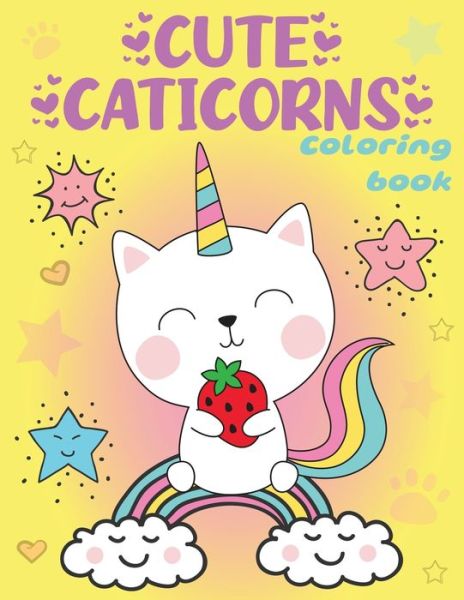 Cover for Lucky Craft Media · Cute Caticorns Coloring Book (Paperback Book) (2020)