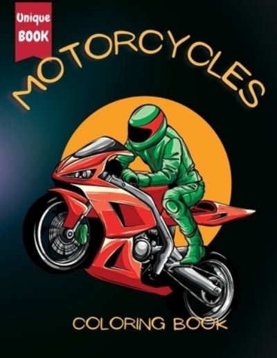 Cover for Jam Books · Motorcycle Coloring Book for Boys (Bog) (2023)