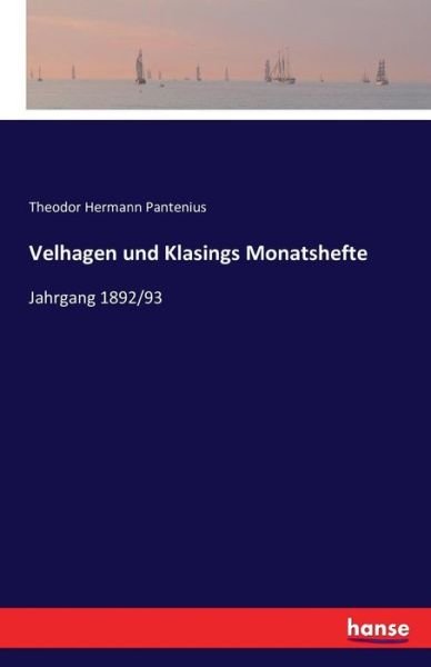 Cover for Pantenius · Velhagen und Klasings Monatsh (Book) (2016)