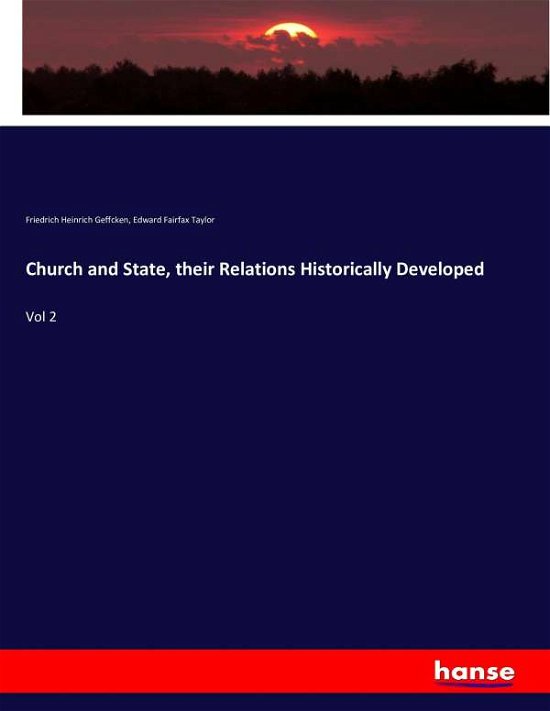 Cover for Geffcken · Church and state, their relati (Bok) (2016)