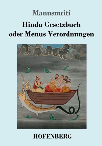 Cover for Manusmriti · Hindu Gesetzbuch oder Menus (Book) (2020)