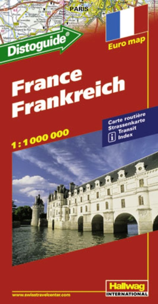 Cover for Hallwag International · France w/Distoguide (Book) [Folde ud bog] (2001)