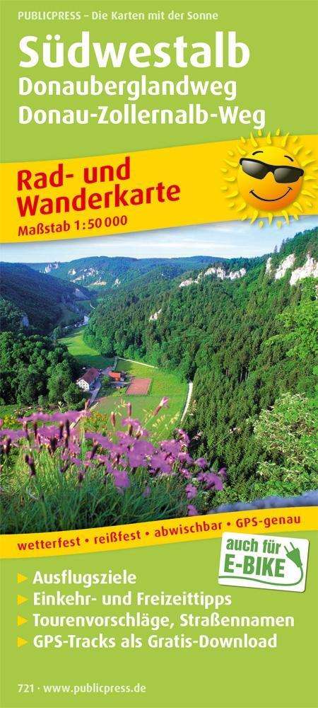 Southwestalb, Danube highlandsweg, Danube-Zollernalb-Weg - Publicpress - Books - Freytag-Berndt - 9783899207217 - May 15, 2017