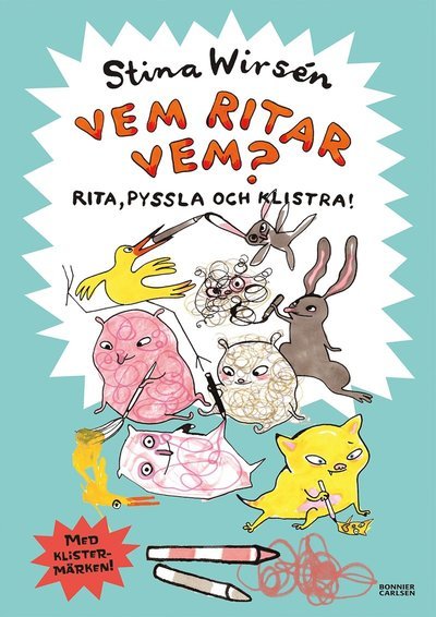 Cover for Stina Wirsén · Vemböckerna: Vem ritar vem? : pysselbok med klistermärken (Bog) (2018)