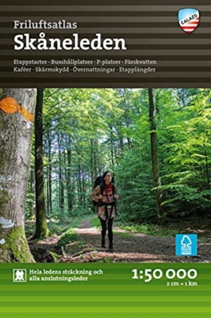 Cover for Calazo · Skaneleden - Friluftsatlas - Outdoor atlas (Pocketbok) (2022)