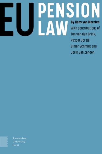 Cover for Hans van Meerten · EU Pension Law (Paperback Book) (2019)