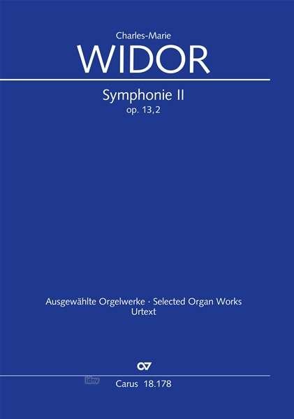 Cover for Widor · Symphonie No. II pour Orgue, Part (Book)