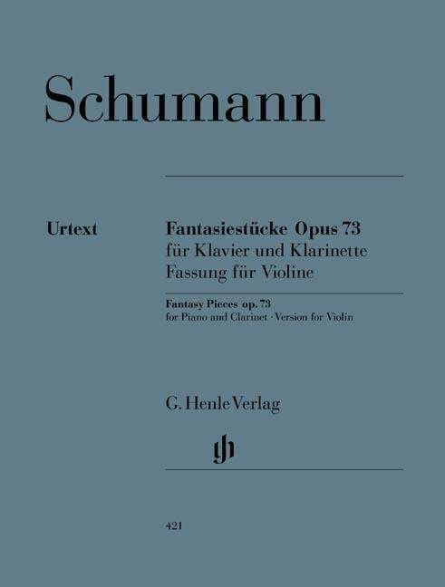 Cover for R. Schumann · Fantasiest.op73,Vl+Kl.HN421 (Bog) (2018)