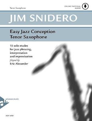 Cover for Jim Snidero · Easy Jazz Conception Tenor Saxophone (Pamphlet) (2012)