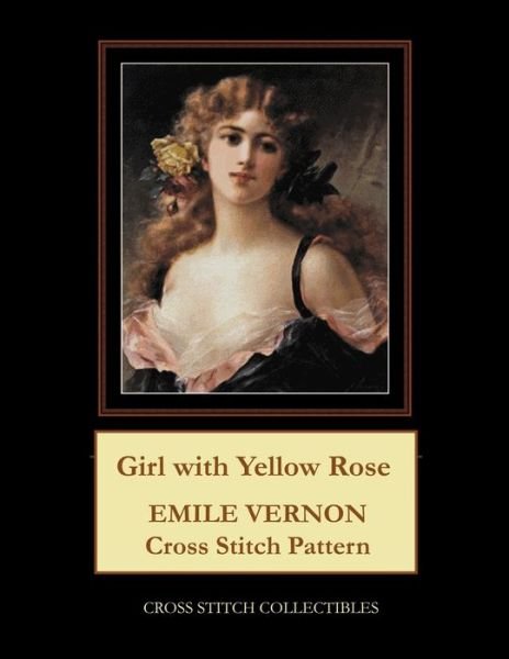 Cover for Kathleen George · Girl with Yellow Rose: Emile Vernon Cross Stitch Pattern (Paperback Bog) (2021)