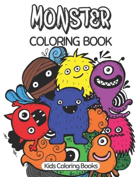 Cover for Ktg Kreationz · Monster Coloring Book (Paperback Bog) (2021)