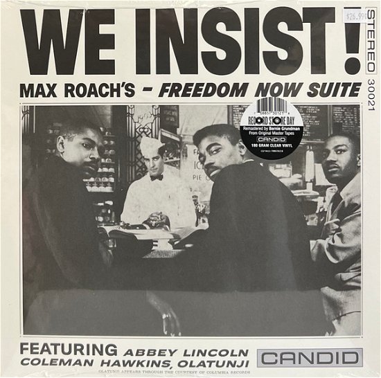 We Insist Max Roach's Freedom Now Suite (INDIE EXCLUSIVE, CLEAR VINYL) - Max Roach - Muziek - Candid - 0708857301218 - 21 juli 2023