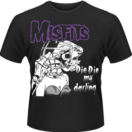 Cover for Misfits · Die Die My Darling (T-shirt) [size M] [Black edition] (2014)