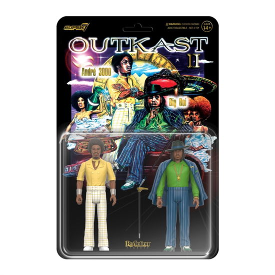 Outkast Reaction Figures Wave 02 - Outkast (Aquemini) - Outkast - Merchandise - SUPER 7 - 0840049882218 - September 1, 2024