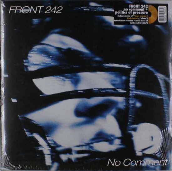 Cover for Front 242 · No Comment + Politics of Pressure -orange / Black- (LP) [Limited edition] (2016)