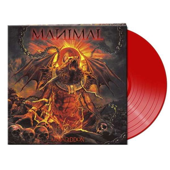 Cover for Manimal · Armageddon (Red Vinyl) (LP) [Limited edition] (2021)