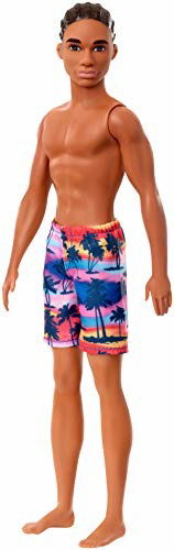 D X4 Barbie Beach Doll Hawaiian Shorts Ken - Barbie - Merchandise - T - 0887961804218 - 1. november 2019