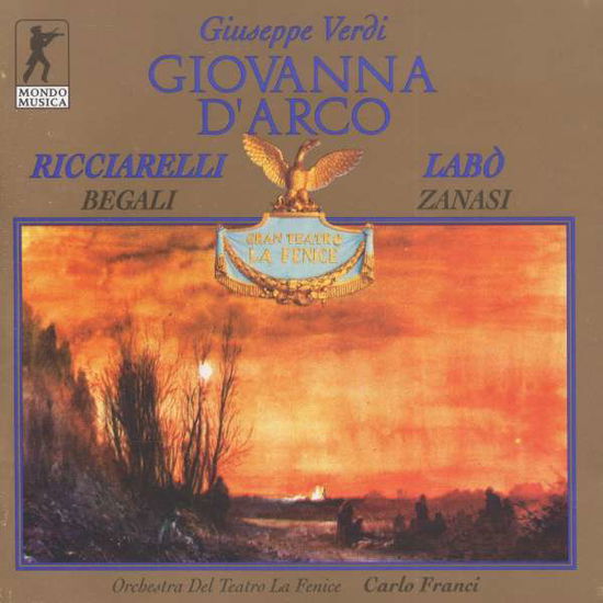 Cover for Giuseppe Verdi (1813-1901) · Giovanna d'Arco (CD)