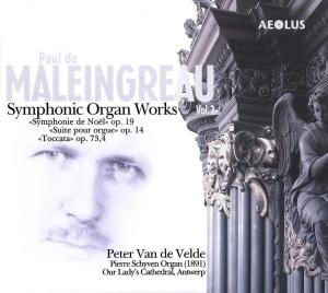 Symf. Orgel Vol 2 Aeolus Klassisk - Velde Peter Van De - Musikk - DAN - 4026798106218 - 2006