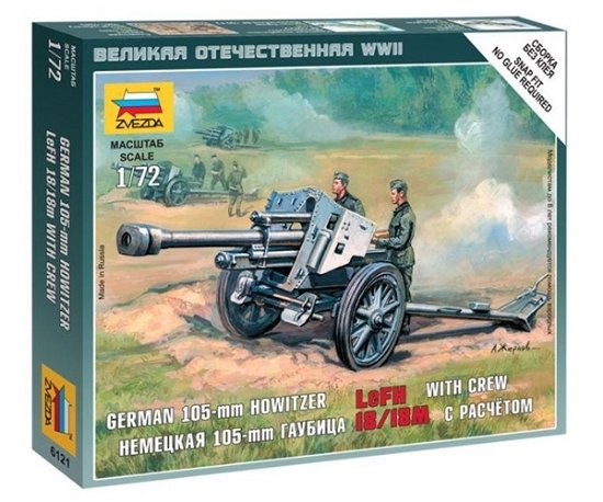 Cover for 6121 · 6121 - German 105-mm Howitzer - Lefh-18 (Toys)