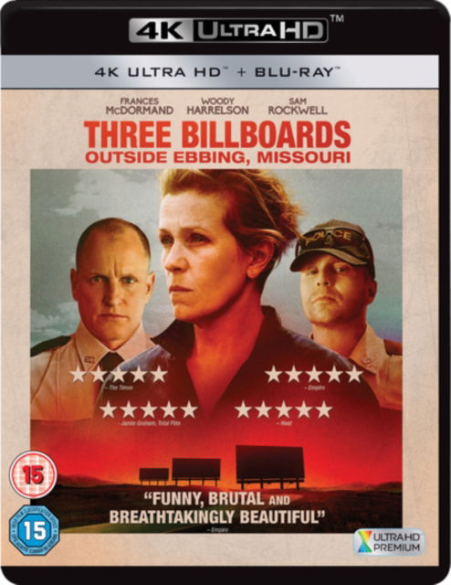 Three Billboards Outside Ebbing Missouri - Three Billboards Outside Ebbin - Film - 20th Century Fox - 5039036083218 - 21. mai 2018