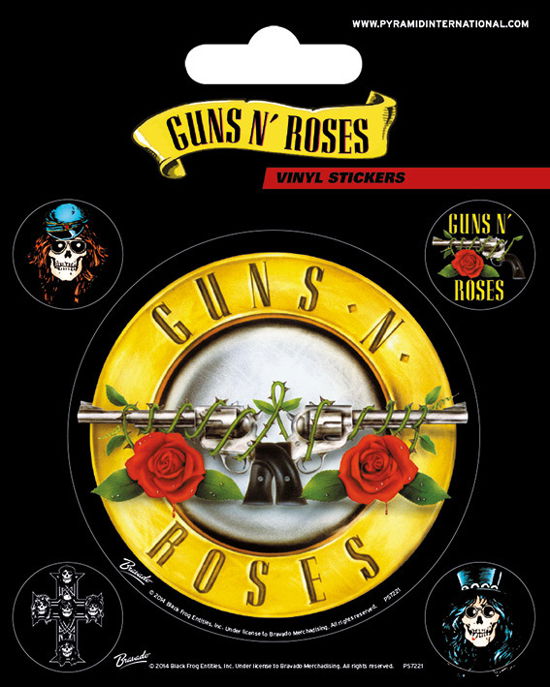 Cover for Guns N Roses · Guns N' Roses: Bullet Logo (Vinyl Stickers Pack) (MERCH)