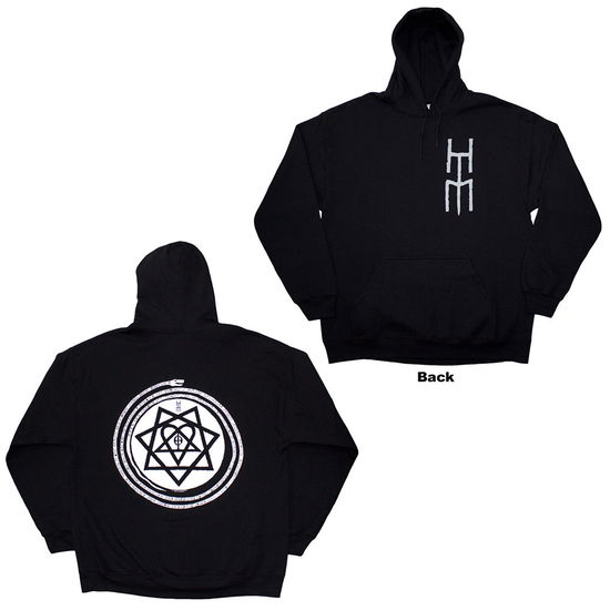 Him · HIM Unisex Pullover Hoodie: Graphic (Back Print) (Hoodie) [size XL] (2024)