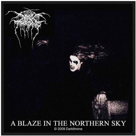 Darkthrone Standard Woven Patch: A Blaze In The Northern Sky - Darkthrone - Merchandise - PHD - 5055339713218 - 19 augusti 2019